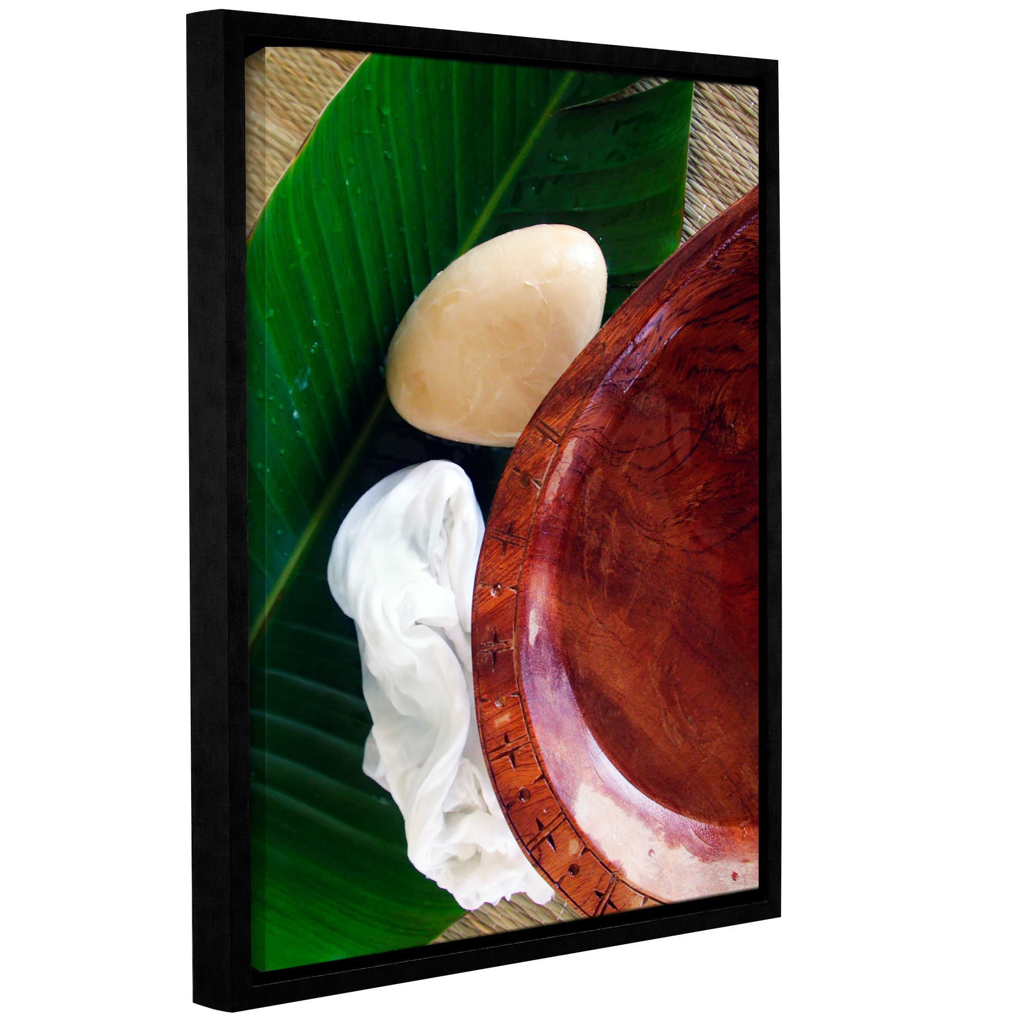 ArtWall Elena Ray "Organic Spa" Gallery-wrapped Floater-framed Canvas