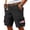 Black01, variant on 250 Anniversary Usa Ripstop Water Resistant Cargo Tactical Shorts for Men EDC Hiking Work Military Army Shorts with 6 Pockets Brown 3XL