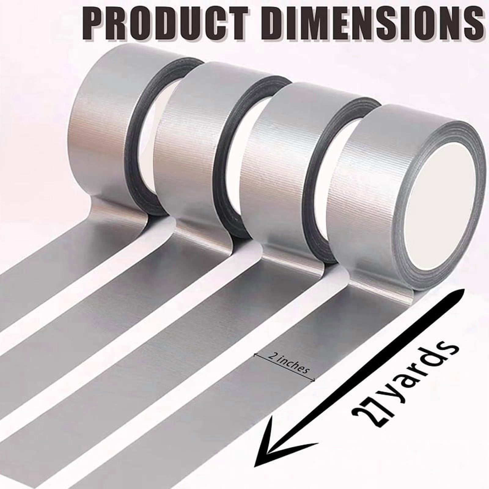 Duct Tape Heavy Duty,2 Inch x 27 Yards,6Pack Silver Duct Tape Waterproof,Strong Flexible and Adhesive for Indoor Outdoor