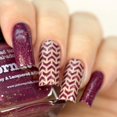thumbnail image 5 of Whats Up Nails - V-Pattern Vinyl Stencils Nail Art Design, 5 of 6