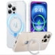 thumbnail image 1 of Funda de teléfono CASEKOO diseñada para iPhone 16 Pro Max, color blanco translúcido, 1 of 7