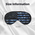 thumbnail image 5 of Bingfone Navy Camouflage American Flag for Sleep Mask Eye Mask for Sleeping, Super Soft Blackout Eye Mask for Women Men, Side Sleeper Eye Covers for Sleeping,Travel Eye Mask, 5 of 7