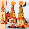 thumbnail image 4 of Moocorvic Fall Decor Felt Gnome With Hats, 11'' Thanksgiving Table Centerpiece Tiered Tray Decor Gnome Gifts Decoration for Home, 4 of 6