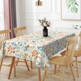 thumbnail image 3 of Nanqianyi Watercolor Fall Leaf Rectangle Tablecloth,52x70 Inch,Stain Resistant Washable Table Cover for Autumn Gathering Thanksgiving Party Decor, 3 of 7
