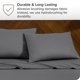 thumbnail image 5 of Juego de Fundas de Almohada Bare Home Premium 1800 Cierre Tipo Sobre Ultra Suave Tamaño King 20 x 40 Gris 2 Unidades, 5 of 6