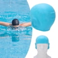 thumbnail image 4 of Children Silicone Swimming , Vertical Strip Texture Waterproof Children's Swimming  High Elasticity  For Swimming Pool Blue, 4 of 8