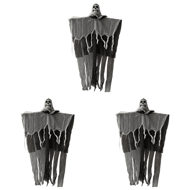 Fantasma Halloween Con Luces LED Grim Reapers Esqueleto