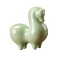 thumbnail image 1 of Bonita figura de caballo, decoración de Año Nuevo chino, colección de obras de arte, escultura para Plumón verde claro, 1 of 7