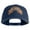 Navy, variant on U.S. Army 75th Ranger Military Intelligence Battalion Embroidered Retro Cotton Blend Snapback Cap - Navy OSFM