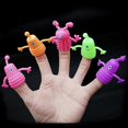 thumbnail image 3 of 5Pcs/Set Random Style Color TPR Plastic Cute Finger Puppets Children Kids Finger Puppets Toy Parents Storytelling Props, 3 of 4