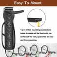 thumbnail image 5 of AYAMAYA 4 Pack Bike Rack for Garage Wall Mount, Vertical  Bike Storage Bicycle Hanging Hooks with Screws - Holds up to 67 lb, Black, 5 of 9