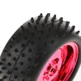 thumbnail image 3 of koolsoo Red 85mm Rubber Tire Wheel for Car Model, High Friction Coefficient and, 3 of 7