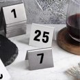 thumbnail image 3 of 25 Pcs Stainless Steel Table Numbers Stable Base Multipurpose Number Sign For Restaurant Hotel Cafe Guanguan 76 to 100, 3 of 4