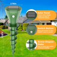 thumbnail image 2 of Repelente solar para topos, resistente al agua IPX7, paquete de 4, 2 of 7
