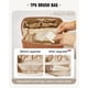 thumbnail image 4 of Bolsa de cosméticos EACHY Travel, bolsa de maquillaje impermeable, marrón, 4 of 9