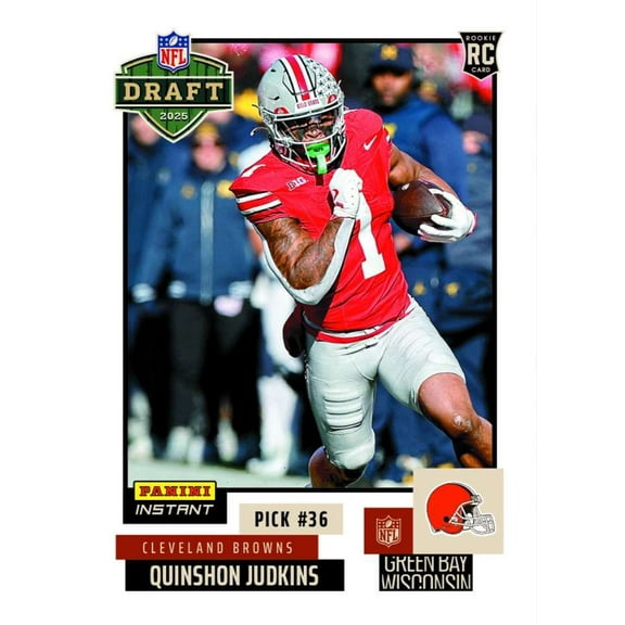 NFL 2025 Instant Draft Night Football   Quinshon Judkins #26 (Rookie)