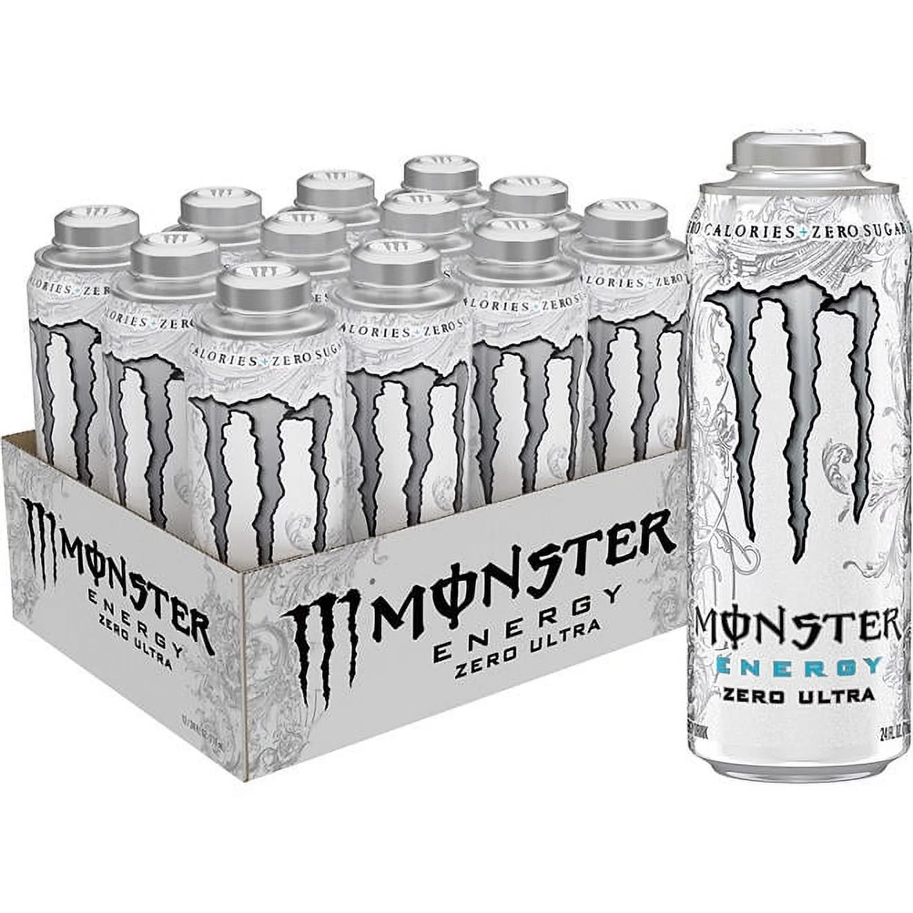 Monster Energy Zero Ultra Mega, 24 Oz Can - 24 Pack