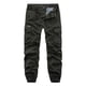 thumbnail image 2 of Pantalones largos para hombre, multibolsillos, lavados, informales, para exteriores, de algodón y poliéster, 2 of 3