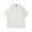 c02White, variant on USNSM Summer Men's Casual T Shirt Loose Cotton Short Sleeve T-Shirt Oversized Basic Solid Color Streetwears Top Tees Gray S