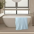 thumbnail image 5 of Xuniizn Bath Towel and Wash Cloths Set: 1xBath Towel, 1xHand Towel, polyester, Highly Absorbent & Fade Resistant, 5 of 10