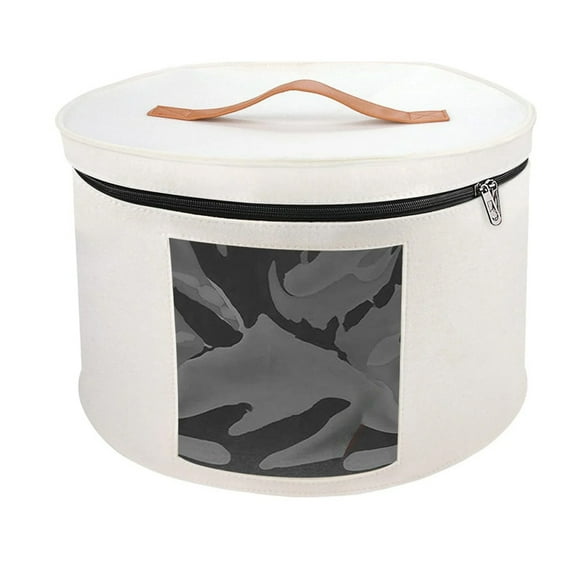 LAMIRO Hat Storage Box, Cowboy Hat Travel Case With Dustproof Lid 17