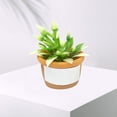 thumbnail image 4 of Casa de muñecas 1/12 Plantas verdes con maceta Simulación de resina Mini Bonsai para Estilo A, 4 of 9