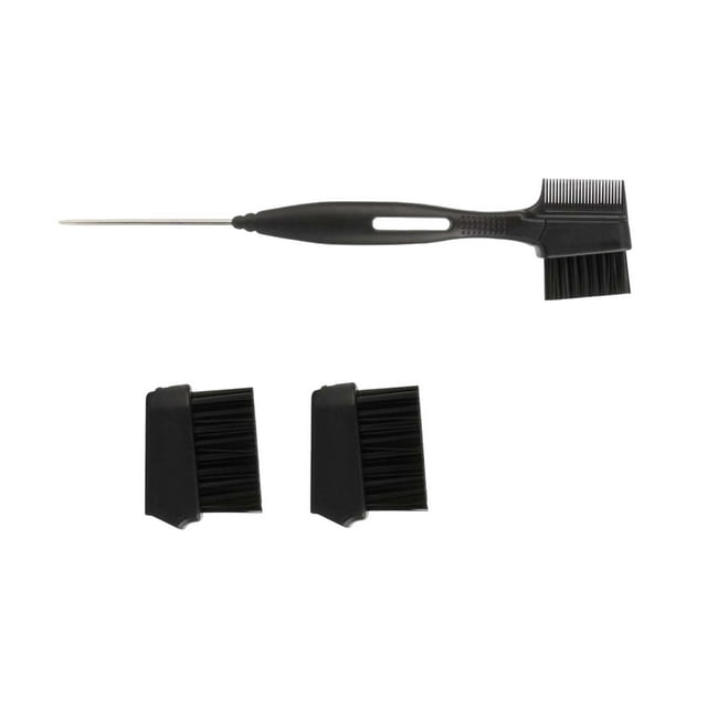 Xuanheng Hair Brush Edge Control Brush Back Brushing Combing Pin Tail Combs Eyelash Comb Black