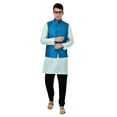 thumbnail image 6 of Sonakshi Fashion Men's Brocade Waistcoat Bandhgala Festive Jacquard Nehru Jacket, 6 of 6