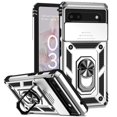 thumbnail image 5 of Estuche GANGXUN para Google Pixel 6A, soporte giratorio 360°, estilo mecánico y magnético, 5 of 5