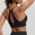 thumbnail image 6 of Lopecy-Sta Sports Bra for Women Keyhole T-Back Seamless Light to Medium Support Yoga Top Removable Padded Workout Bra, 6 of 6