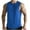 Blue, variant on Chiccall Mens Quick Dry Athletic Tank Tops Summer Crew Neck Sleeveless Gym Workout Lightweight Muscle Tops Green L