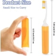 thumbnail image 3 of Travel Toothbrush 4Pcs Travel Toothbrush Set Mini Toothbrushes Soft Portable Toothbrushes Travels with Tooth Brush Cover Small Folding Toothbrush Individually Wrapped for Camping Home, 3 of 7