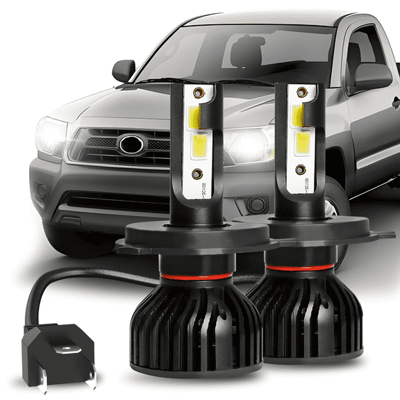 2PCS For Toyota Tacoma 2005-2012 2013 2014 2015 LED Headlight Bulbs Kit H4 9003 High/Low Beam 6000K