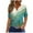 Green, variant on Womens Summer Tops Memory Girl Polyester Tops V Neck Womens Teal Color Long Sleeve Wrap Shirt Vintage Tunic Color Top Running Shirts Short Sleeve V Neck Shirts Top Blouses for Women Light Long XL