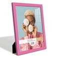 thumbnail image 2 of Grooved 11 in. x 14 in. Pink Picture Frame (Set of 2), 2 of 8
