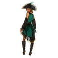 thumbnail image 3 of Costume de Pirate Émeraude pour Femmes, 3 of 3