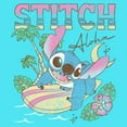thumbnail image 2 of Girl's Lilo & Stitch Surfing Stitch  Graphic Tee Blue Large Plus, 2 of 3