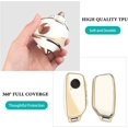 thumbnail image 4 of Key Fob Cover Compatible with BMW 2 3 5 7 Series X1 X5 X6 X7 iX i7 XM 2023-2025 Keychain Case Holder Protector,J-White, 4 of 6