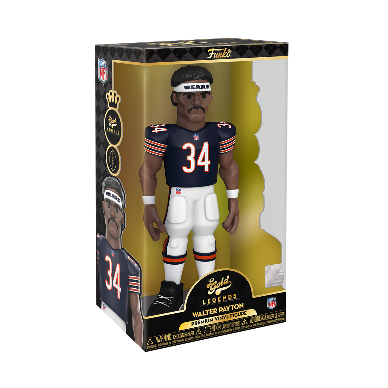 【シカゴベアーズ100周年記念・限定品】ウォルター・ペイトン ボブルヘッド シカゴベアーズ100周年記念・限定品】ウォルター・ペイトン