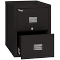 thumbnail image 2 of FireKing Black Patriot 1 Hour Fire Resistant 31" depth File Cabinet with 2 Drawers filing letter hanging folders, 2 of 3