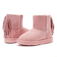 thumbnail image 2 of Weestep Girls Toddler Little Kid Warm Fur Winter Ankle Flat Snow Boot(9 Toddler, Crystal Pink), 2 of 6