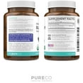 thumbnail image 2 of Pure Co Certified Organic Blueberry Extract Capsules - High Potency 10:1 Blueberry Supplement with 5000mg Herbal Equivalent for Wellness Brain & Immune Support - 60 Capsules, 2 of 8