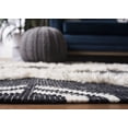 thumbnail image 5 of SAFAVIEH Kenya Jeana Geometric Diamonds Area Rug, Black/Ivory, 9' x 12', 5 of 9