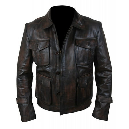Real Leather Jacket Dean Winchester Inspired Supernatural Antique Brown ...