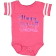 thumbnail image 3 of Inktastic Purple Happy Birthday Mom Boys or Girls Baby Bodysuit, 3 of 5