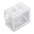 thumbnail image 4 of Small Betta Aquarium, Dropproof Explosionproof Miniature Fish Tank Exquisite Portable Easy To Change Water Simple Transparent  for Shrimp for  Highly Transparent,Ordinary, 4 of 5