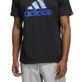 thumbnail image 3 of adidas Men's Sketch Logo T-Shirt Black Size Small, 3 of 3