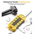 thumbnail image 2 of Power Strip CCCEI, 8 enchufes, impermeable, 1,8 m, color amarillo, 2 of 7