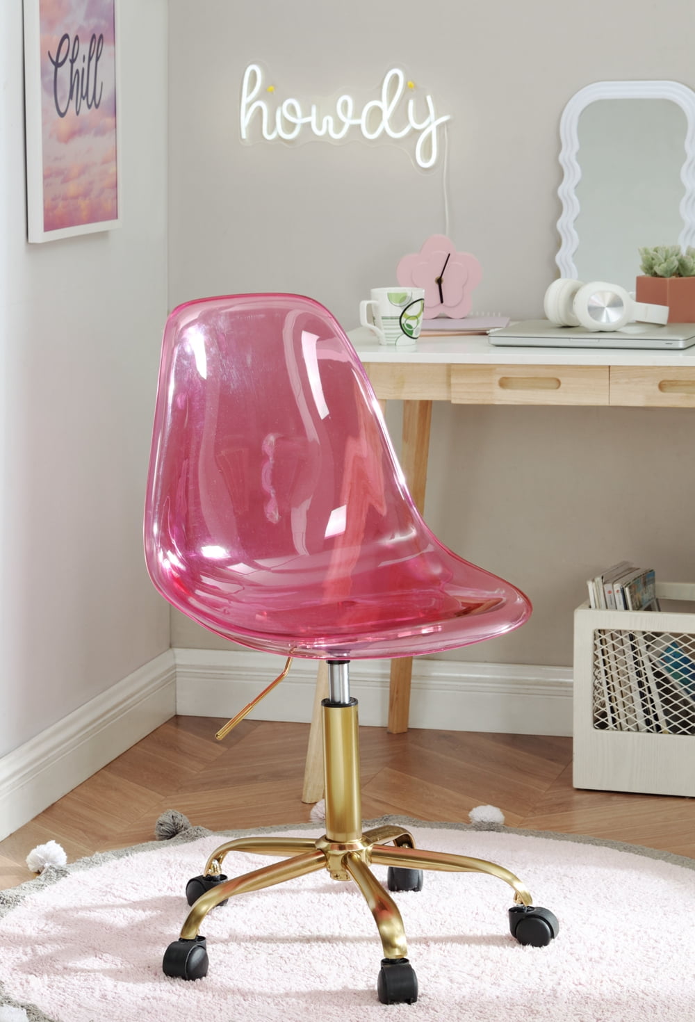 Pink chair walmart discount