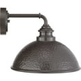 thumbnail image 5 of Progress Lighting Englewood 1-Light Medium Wall Lantern, Antique Pewter, Metallic Copper Shade, 5 of 5
